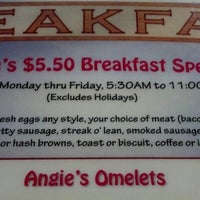 Photo taken at Angie&amp;#39;s Restaurant by Brandon G. on 8/31/2012