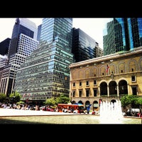 Photo taken at 375 Park Ave Fountains by Melody E. on 6/8/2012