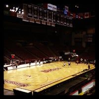 Photo taken at Mullins Center by Mikel S. on 2/18/2012