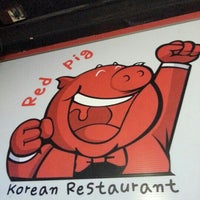 Photo taken at Red Pig Korean Restaurant (빨간돼지 한국식당) by Leonard Y. on 9/2/2012