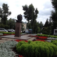 Photo taken at Памятник Ю.А. Гагарину by Dima Komch on 7/21/2012
