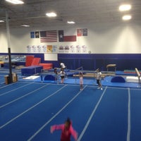 Photo taken at Woodlands Gymnastics Academy by Jade G. on 5/2/2012