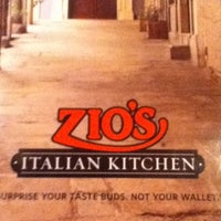 Photo taken at Zio&amp;#39;s Italian Kitchen by Reece D. on 7/11/2012