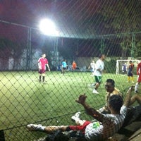 Photo taken at Mega futsal kemangisan by Rendy M. on 4/24/2012