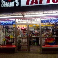 Photo taken at Shaw&amp;#39;s Tattoo Studio by Beth on 2/8/2012