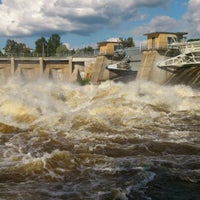 Photo taken at Lassinkallionsilta / Patosilta by Ari K. on 8/15/2012