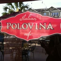 Photo taken at Polovina Italian Cafe by Lalena K. on 7/28/2012