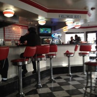 Photo taken at Jake&amp;#39;s Burgers &amp;amp; Billiards by Marco P. on 3/1/2012