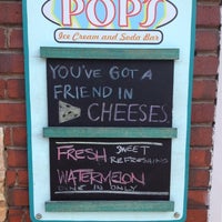 Photo taken at Pop&amp;#39;s Ice Cream &amp;amp; Soda Bar by Katrina T. on 7/1/2012