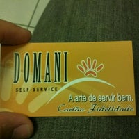 รูปภาพถ่ายที่ Domani Restaurante โดย Rafael N. เมื่อ 9/3/2012