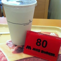 Photo taken at MOS Burger by Huiqing F. on 5/21/2012