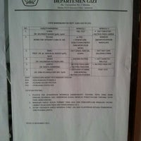 Review Departemen Ilmu Gizi Medik FK USU