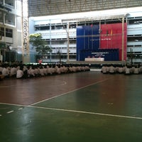 Photo taken at Basketball Court Potisarn Pittayakorn by Manira L. on 5/13/2012