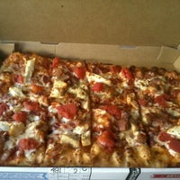 Photo taken at Domino&amp;#39;s Pizza by Haydee on 4/11/2012