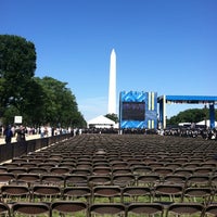 Photo taken at GWU Graduation Ceremony on the National Mall 2012 by Meredith D. on 5/20/2012
