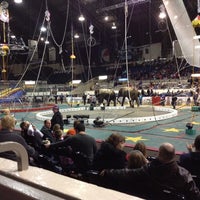 Photo taken at Murat Shrine Circus @Indiana State Fairgrounds by Deanna M. on 3/3/2012
