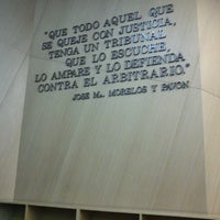 Photo taken at Tribunal Electoral del PJF Sala DF by carlos B. on 8/3/2012