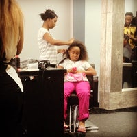 Photo taken at The Black Rivet Hair Salon by Miki K. on 9/11/2012