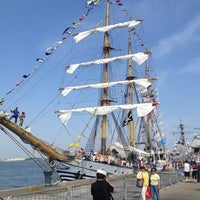 Photo taken at Sullivan&amp;#39;s Pier - NY Fleet Week by Andriyanto S. on 5/28/2012