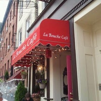 Photo taken at La Bouche Cafe by Martha G. on 7/11/2012