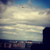 Photo taken at Space Shuttle Enterprise Flyover by James W. on 5/1/2012