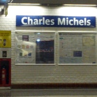 Photo taken at Métro Charles Michels [10] by Сергей З. on 8/5/2012