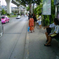 Photo taken at Sukhumvit 101/1 Bus Stop by TUM CHiTT on 2/28/2012