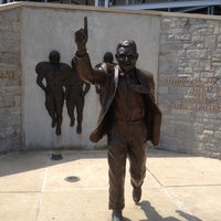 Photo taken at Joe Paterno Statue by John Z. on 7/4/2012