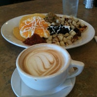 Photo taken at Half Day Cafe by Erin F. on 2/18/2012