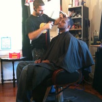 Photo taken at Broad Ripple Barber Shop by Adam Z. on 5/15/2012