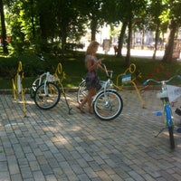 Photo taken at Перша київська велосипедна парковка by Vlad J. on 6/11/2012