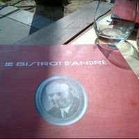 Photo taken at Le Bistrot d&amp;#39;André by Emery D. on 3/23/2012