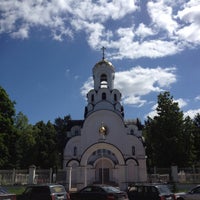 Photo taken at Храм  Рождества Христова, г. Фрязино by Alex on 6/18/2012