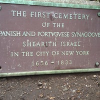 Photo taken at First Cemetery of the Spanish and Portuguese Synagogue by Gal S. on 3/31/2012