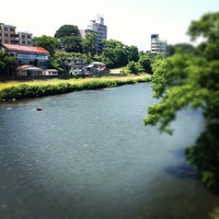 Photo taken at 館坂橋 by Gon T. on 6/27/2012