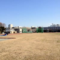 Photo taken at Nihon University Track and Field Stadium by hiro I. on 2/12/2012