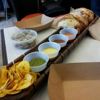Photo taken at Panas Gourmet Empanadas by Trishal K. on 4/8/2012