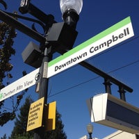 Photo taken at Downtown Campbell VTA Station by Ryan E. on 8/11/2012