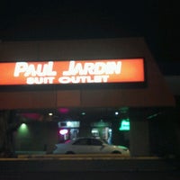 Photo taken at Paul Jardin Suit Outlet by Erika S. on 2/7/2012