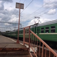 Photo taken at Платформа Хлебниково by Natalie K. on 7/22/2012