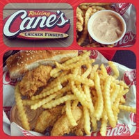 Photo taken at Raising Cane&amp;#39;s Chicken Fingers by Katie G. on 4/16/2012