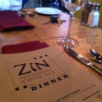 Photo taken at Zin Restaurant &amp;amp; Wine Bar by Katylou M. on 6/5/2012