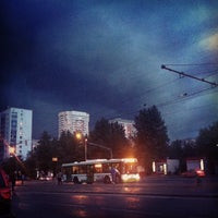 Photo taken at Остановка «Полярная улица» by Dinara🍋 I. on 6/3/2012