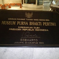 Photo taken at Museum Purna Bhakti Pertiwi by Theresa N. on 8/21/2012