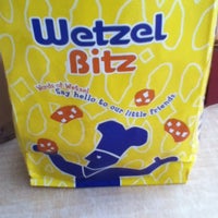 Photo taken at Wetzel&amp;#39;s Pretzels by Roselyn I. on 4/21/2012