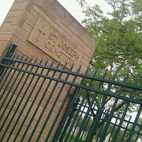 Photo taken at St. Joseph Catholic Cemetery &amp;amp; Mausoleums by Amber M. on 5/6/2012