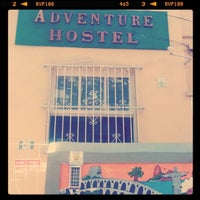 Photo taken at Adventure Hostel by Thais S. on 3/1/2012