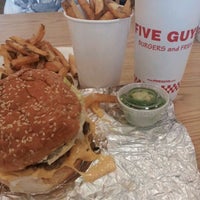 Photo taken at Five Guys Burgers &amp; Fries by Nicole D. on 6/14/2012