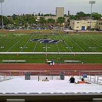 Photo taken at Sea Foam Stadium - Concordia University by Brian S. on 5/19/2012