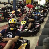 Photo taken at The Pit Indoor Kart Racing by Kevin H. on 7/19/2012